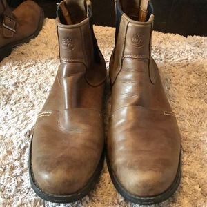 Timberland Leather slip on boot